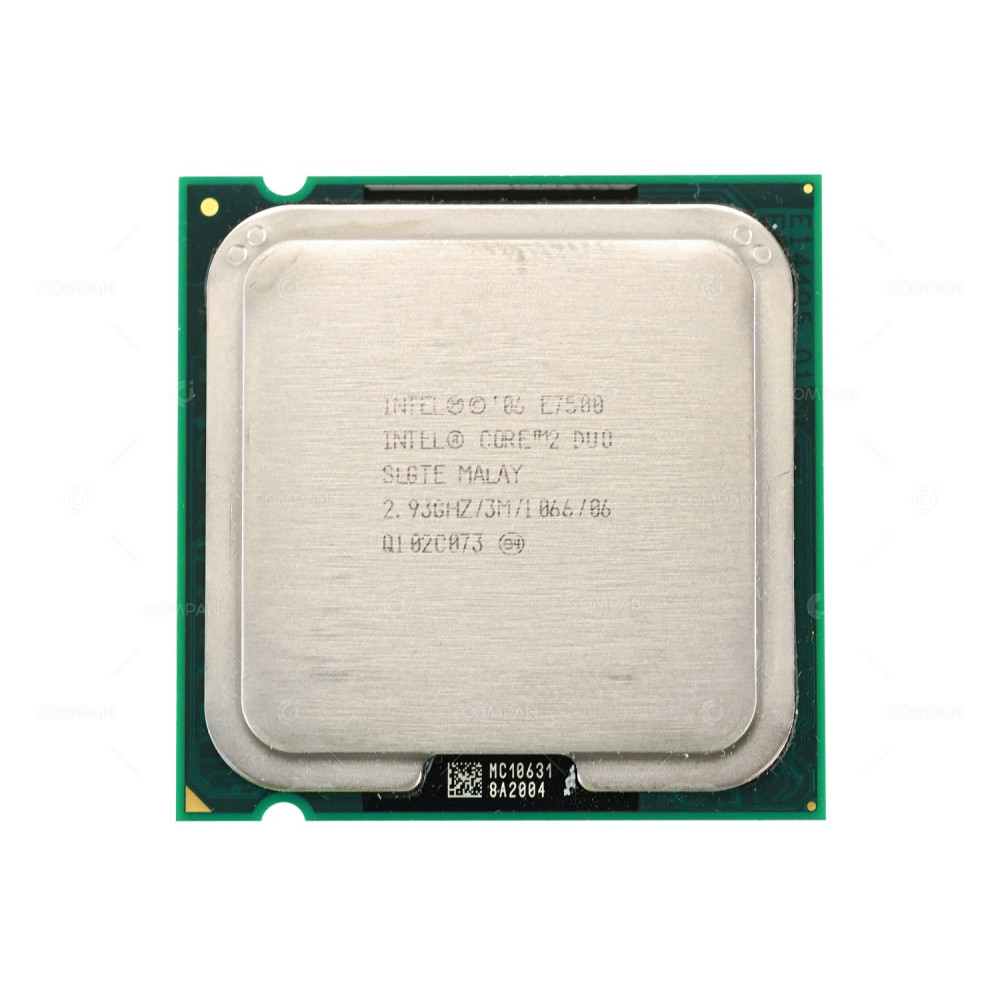 SLGTE INTEL CORE 2 DUO E7500 2.93GHZ 2CORE 3MB CACHE 65W SOCKET LGA775 SLGTE